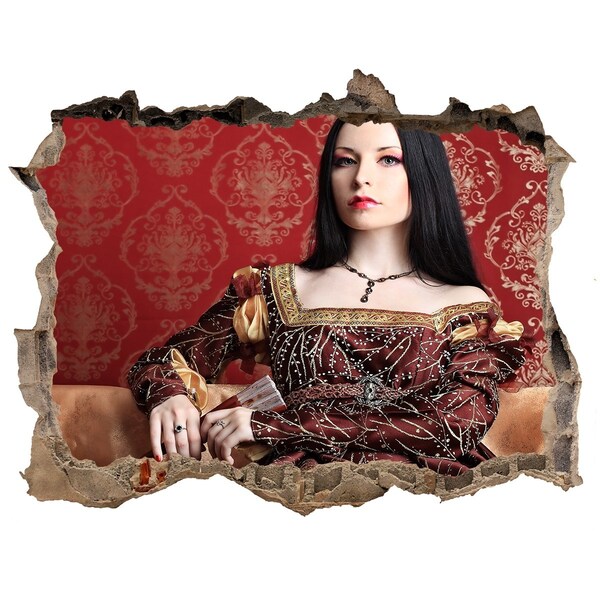 Lyuk 3d fali matrica Hercegnő a romokban