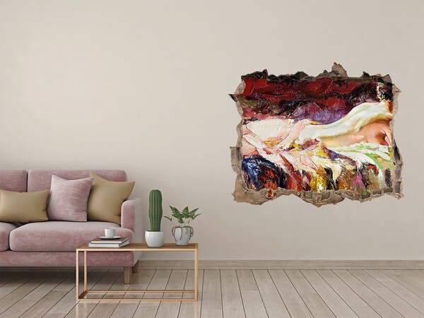 Lyuk 3d fali matrica Festői hegyi táj