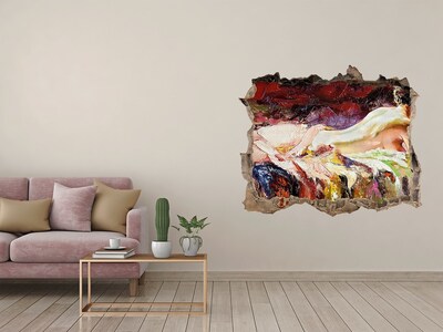 Lyuk 3d fali matrica Festői hegyi táj