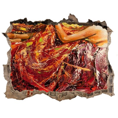 Lyuk 3d fali matrica A színek elmerült világa