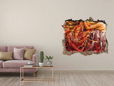 Lyuk 3d fali matrica A színek elmerült világa