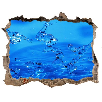 Lyuk 3d fali matrica Vízi oázis a falban