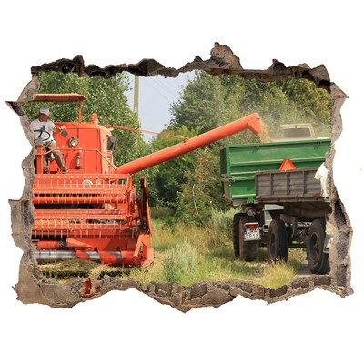 Lyuk 3d fali matrica Mezőgazdasági gépek működés közben