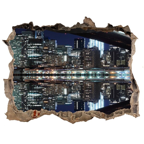 Lyuk 3d fali matrica Brooklyn híd