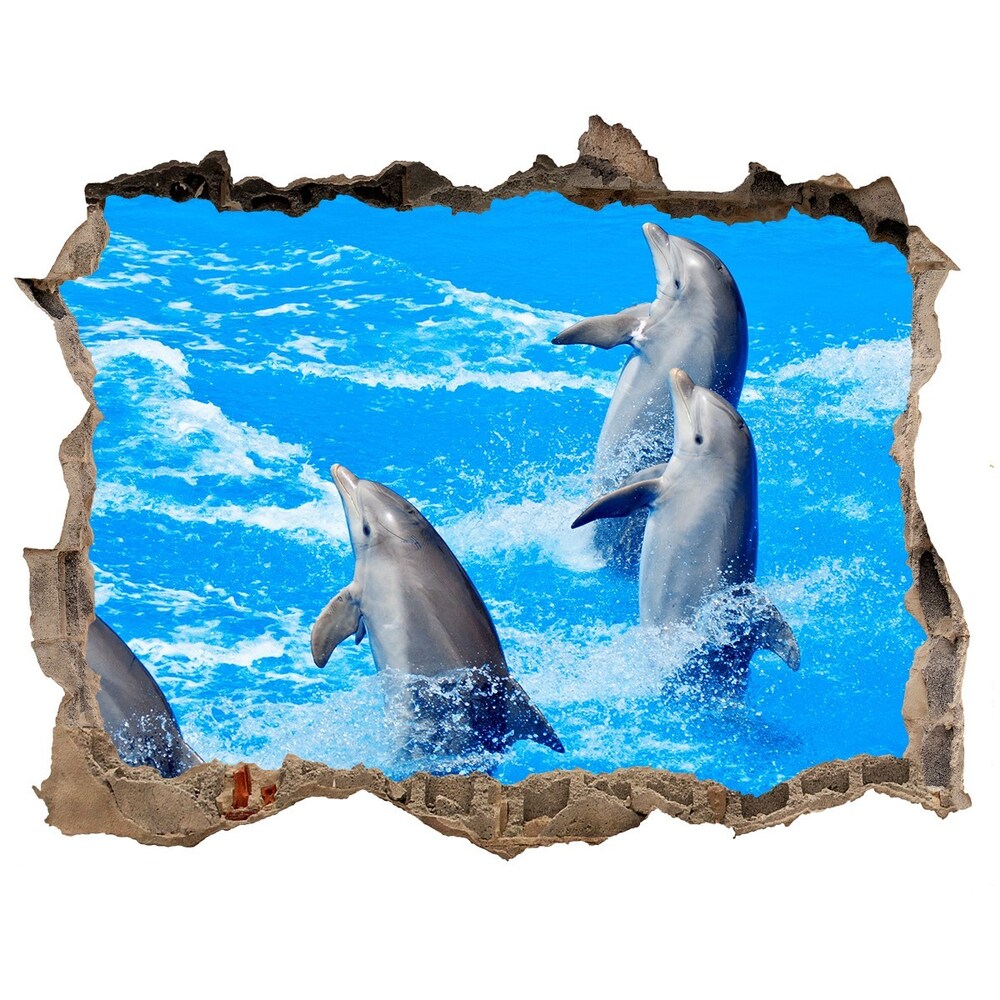 Lyuk 3d fali matrica Delfinek