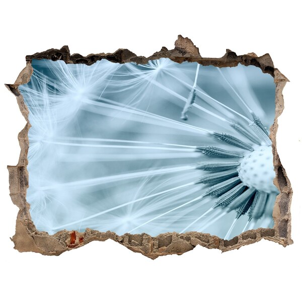 Lyuk 3d fali matrica A virágvilág a fal mögött