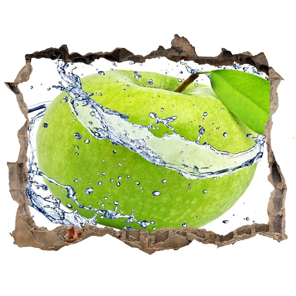 Lyuk 3d fali matrica Zöld alma
