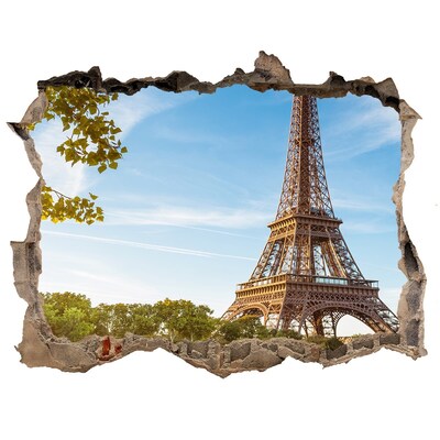 Lyuk 3d fali matrica Párizsi eiffel-torony