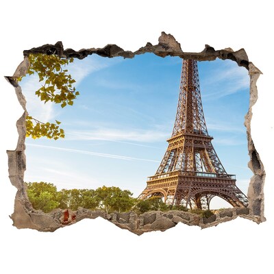 Lyuk 3d fali matrica Párizsi eiffel-torony