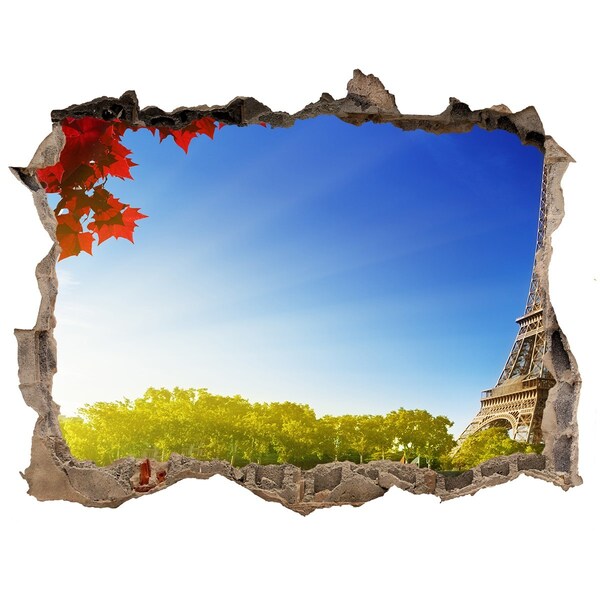 Lyuk 3d fali matrica Az Eiffel-torony Párizsban