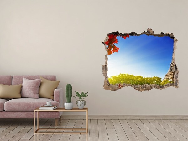 Lyuk 3d fali matrica Az Eiffel-torony Párizsban