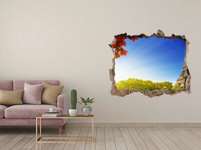 Lyuk 3d fali matrica Az Eiffel-torony Párizsban