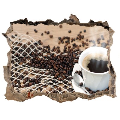 Lyuk 3d fali matrica Kávé és kávébab