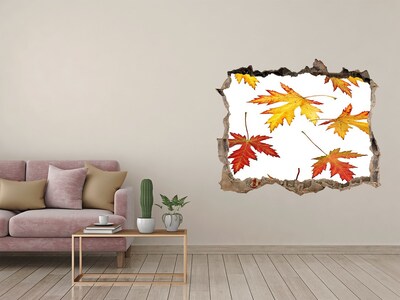 Lyuk 3d fali matrica Őszi levelek