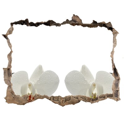 Lyuk 3d fali matrica Virágok betonban