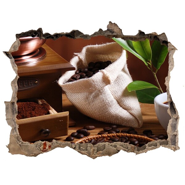 Lyuk 3d fali matrica Kávézás otthonod kényelmében