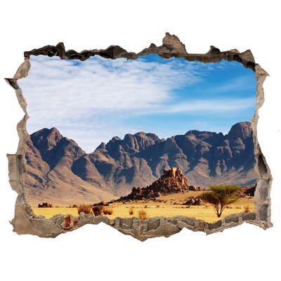 Lyuk 3d fali matrica Rocks namíbia