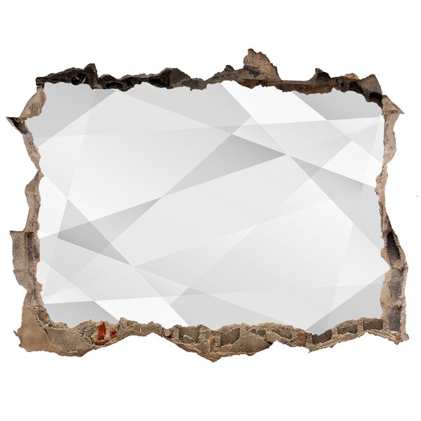 3d-s lyukat fali matrica Törött fal tükörképpel