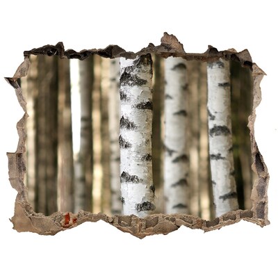 3d-s lyukat fali matrica Erdei oázis betonban