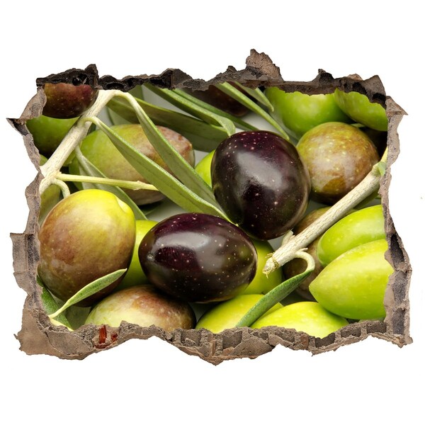 3d-s lyukat fali matrica Olajbogyók betonban