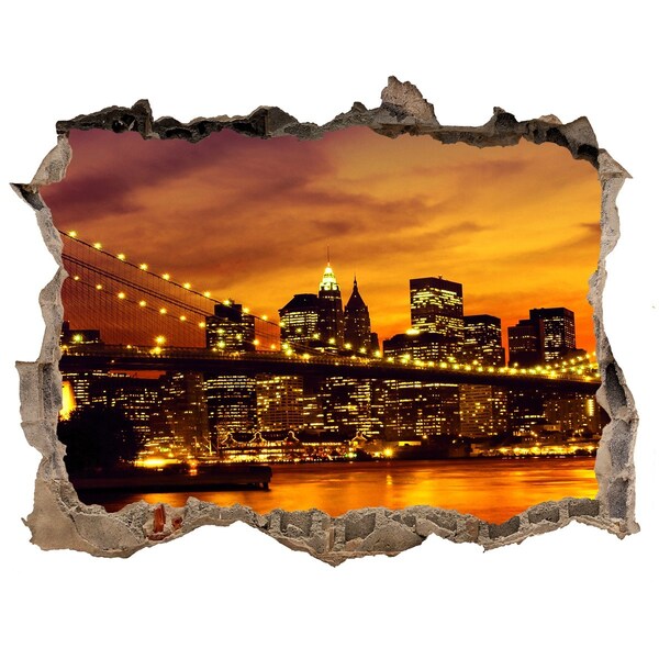 3d-s lyukat fali matrica Brooklyn híd