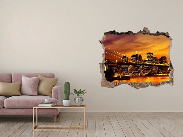 3d-s lyukat fali matrica Brooklyn híd