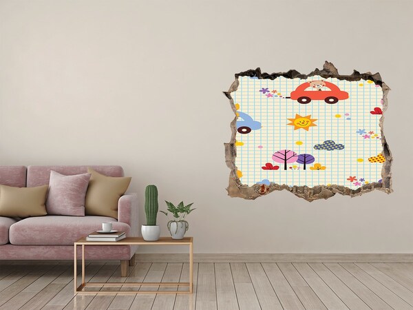 3d-s lyukat fali matrica Egy örömmel teli gyermekvilág