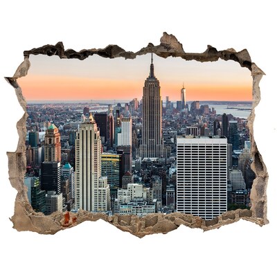 3d-s lyukat fali matrica New York naplementekor