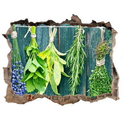 3d-s lyukat fali matrica Fűszerkert a konyhában