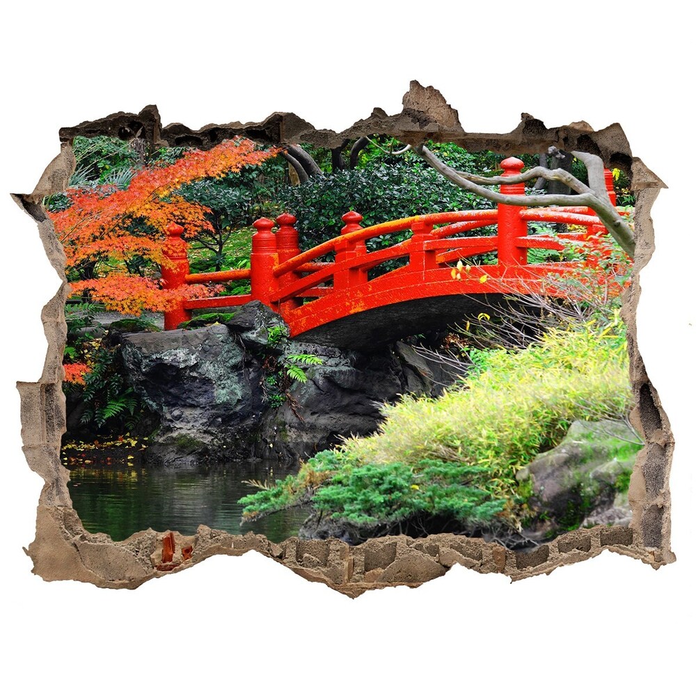 3d-s lyukat fali matrica Japán kert