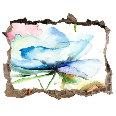 3d-s lyukat fali matrica Virágos álom betonban