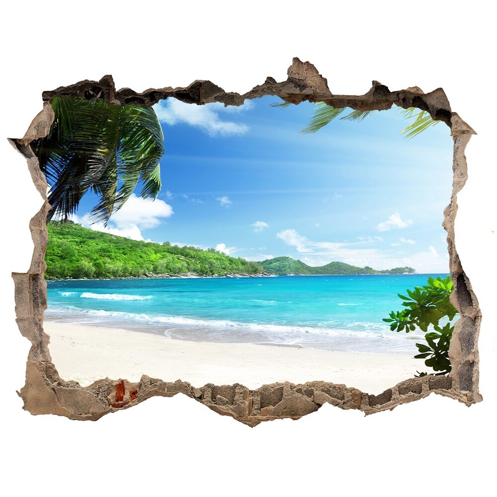 3d-s lyukat fali matrica Seychelles strand