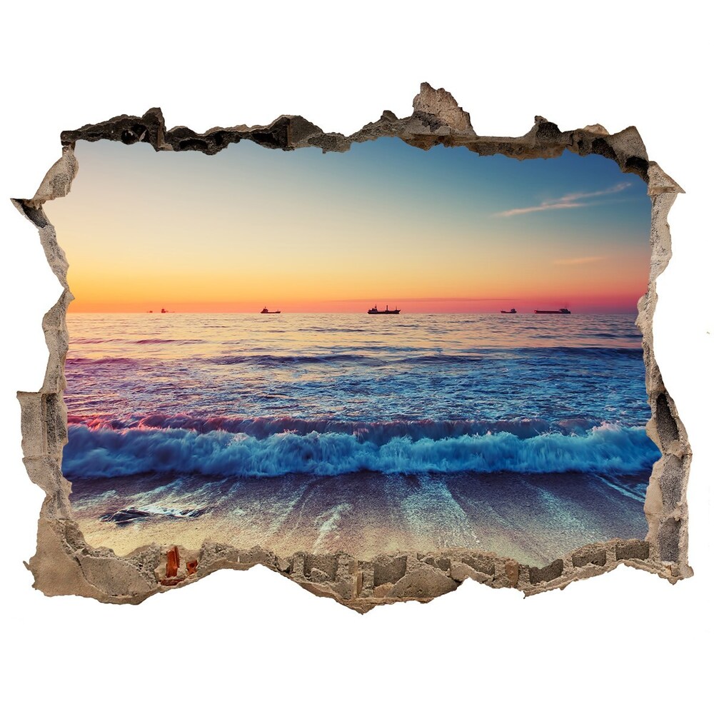3d-s lyukat fali matrica Sunrise tenger