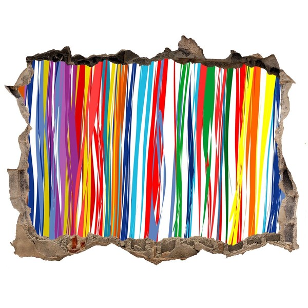 3d-s lyukat fali matrica A kreativitás színes robbanása