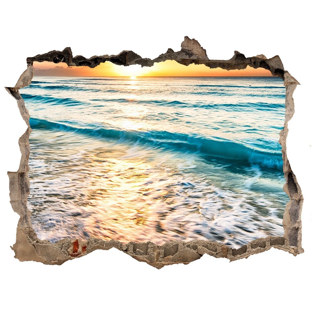 3d-s lyukat fali matrica Sunset beach