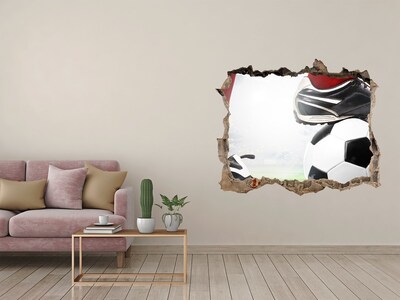 3d-s lyukat fali matrica Futballszenvedély a falakon túl