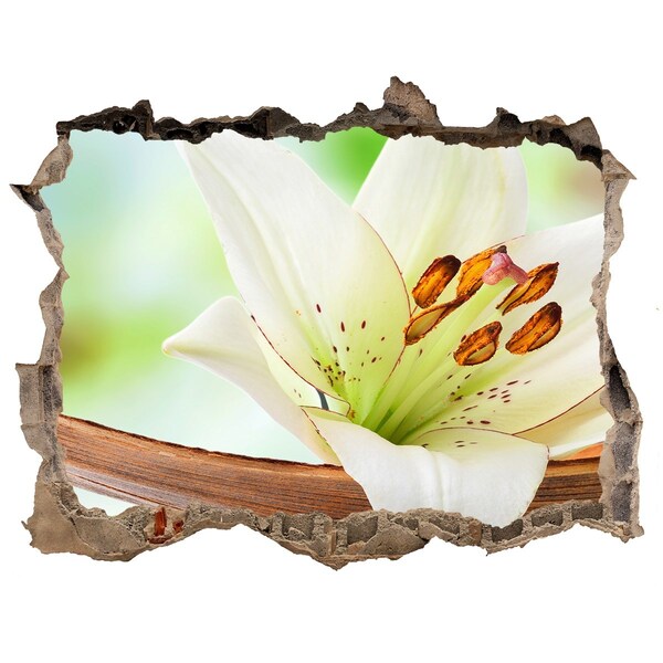 3d-s lyukat fali matrica Virágos oázis betonban