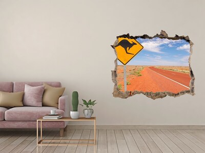 3d-s lyukat fali matrica Út a sivatagban