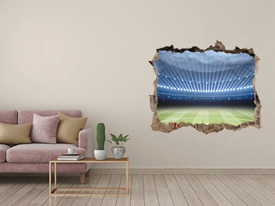 3d-s lyukat fali matrica A futballstadion akcióban