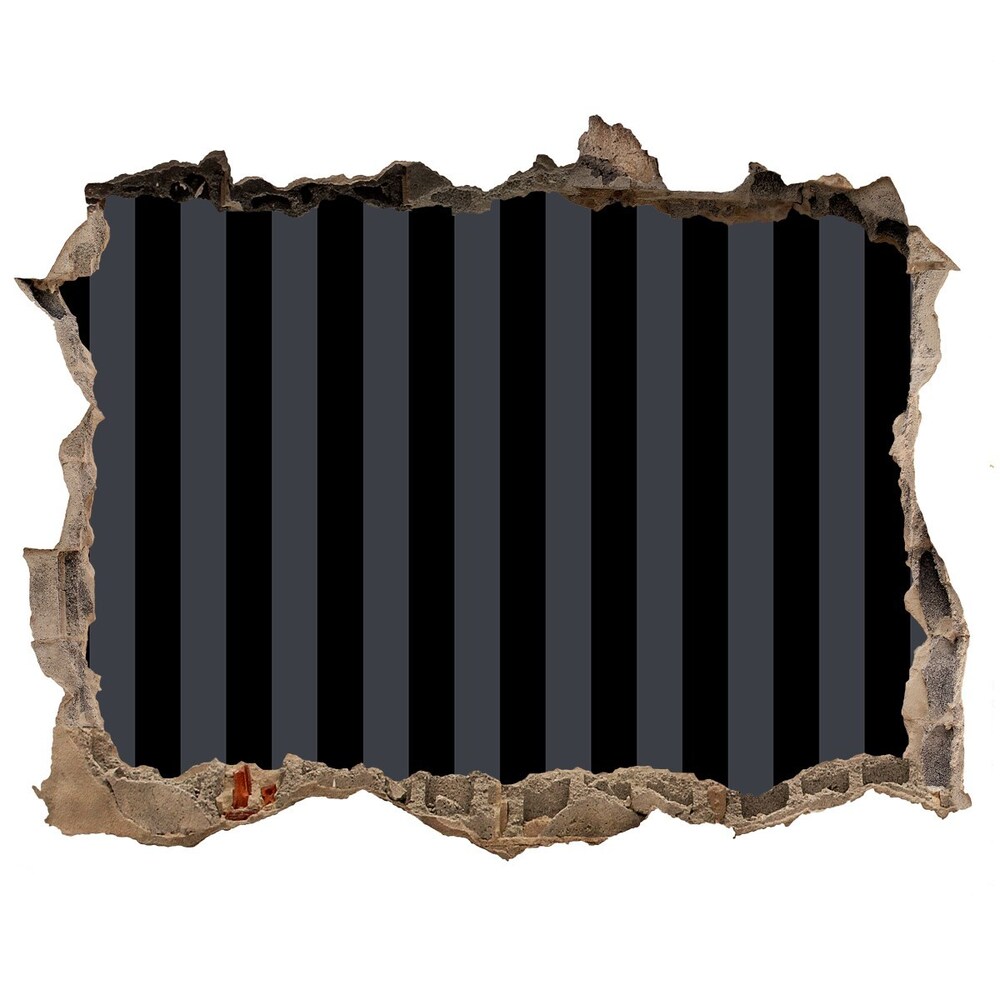3d-s lyukat fali matrica Fekete és szürke csíkos