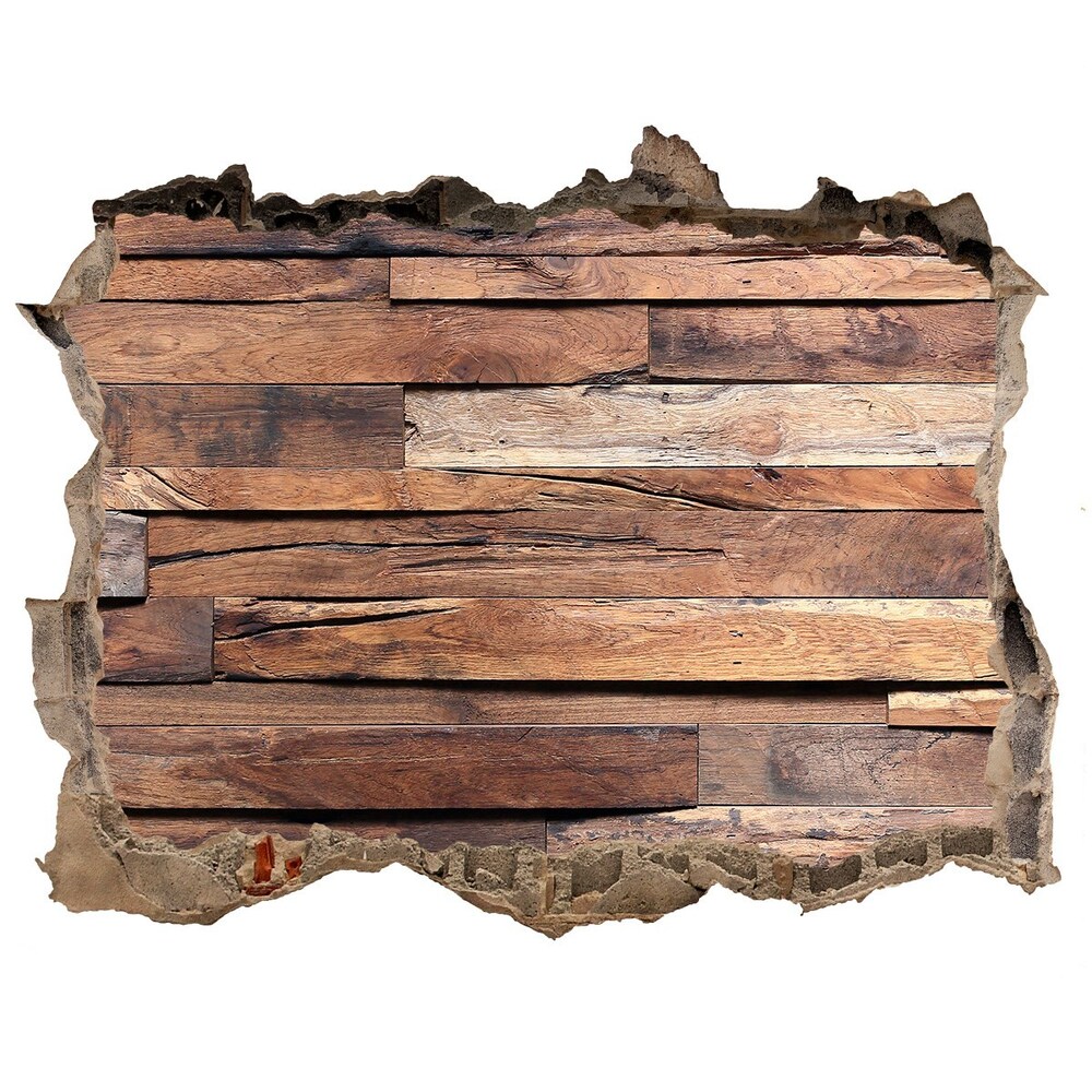 3d-s lyukat fali matrica Fából készült fal