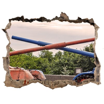 3d-s lyukat fali matrica Tankcsata a romokban