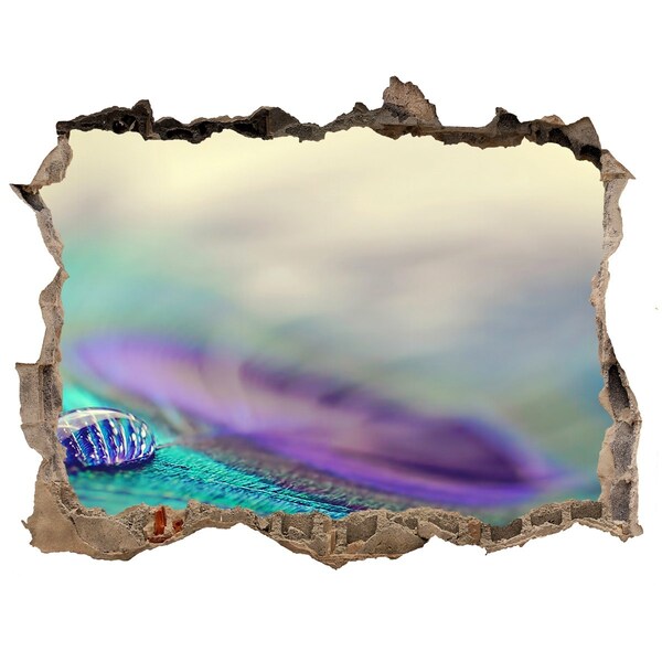 3d-s lyukat fali matrica Egy csepp a pávatollon