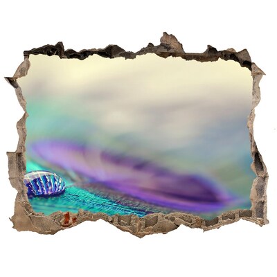 3d-s lyukat fali matrica Egy csepp a pávatollon