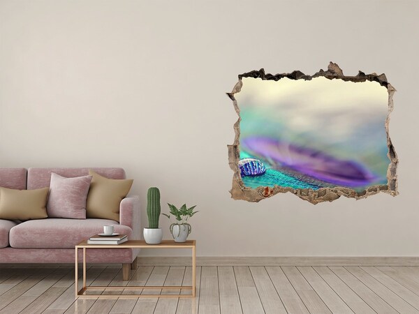 3d-s lyukat fali matrica Egy csepp a pávatollon