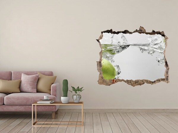 3d-s lyukat fali matrica Apple víz alatt