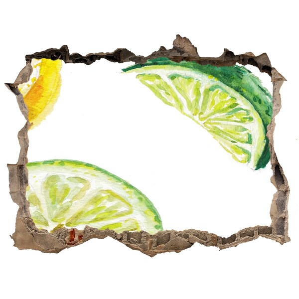 3d-s lyukat fali matrica Citrom és lime