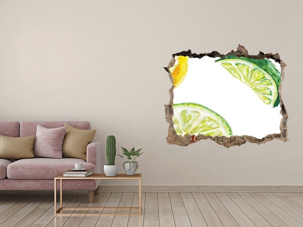 3d-s lyukat fali matrica Citrom és lime