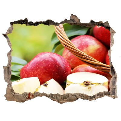 3d-s lyukat fali matrica Édes almák egy kosárban