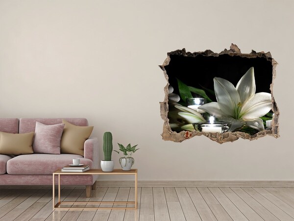 3d-s lyukat fali matrica Fehér liliom